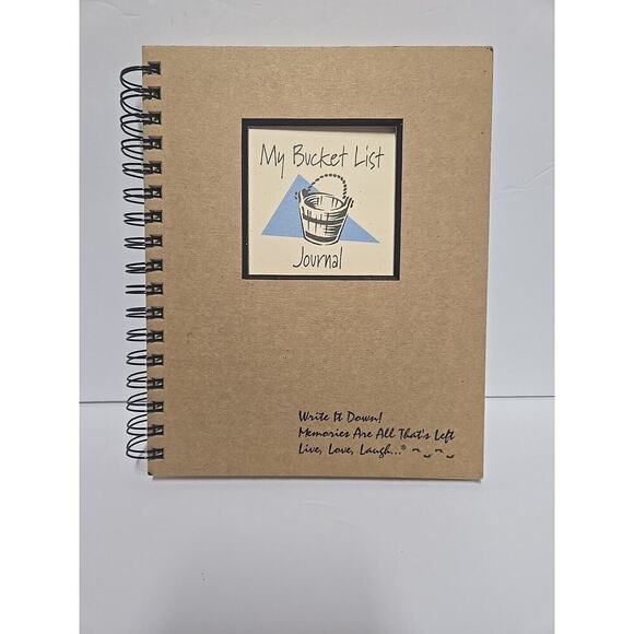 My Bucket List Journal - Diary By Journals Unlimtied - Unused Free Shipping - Picture 1 of 16